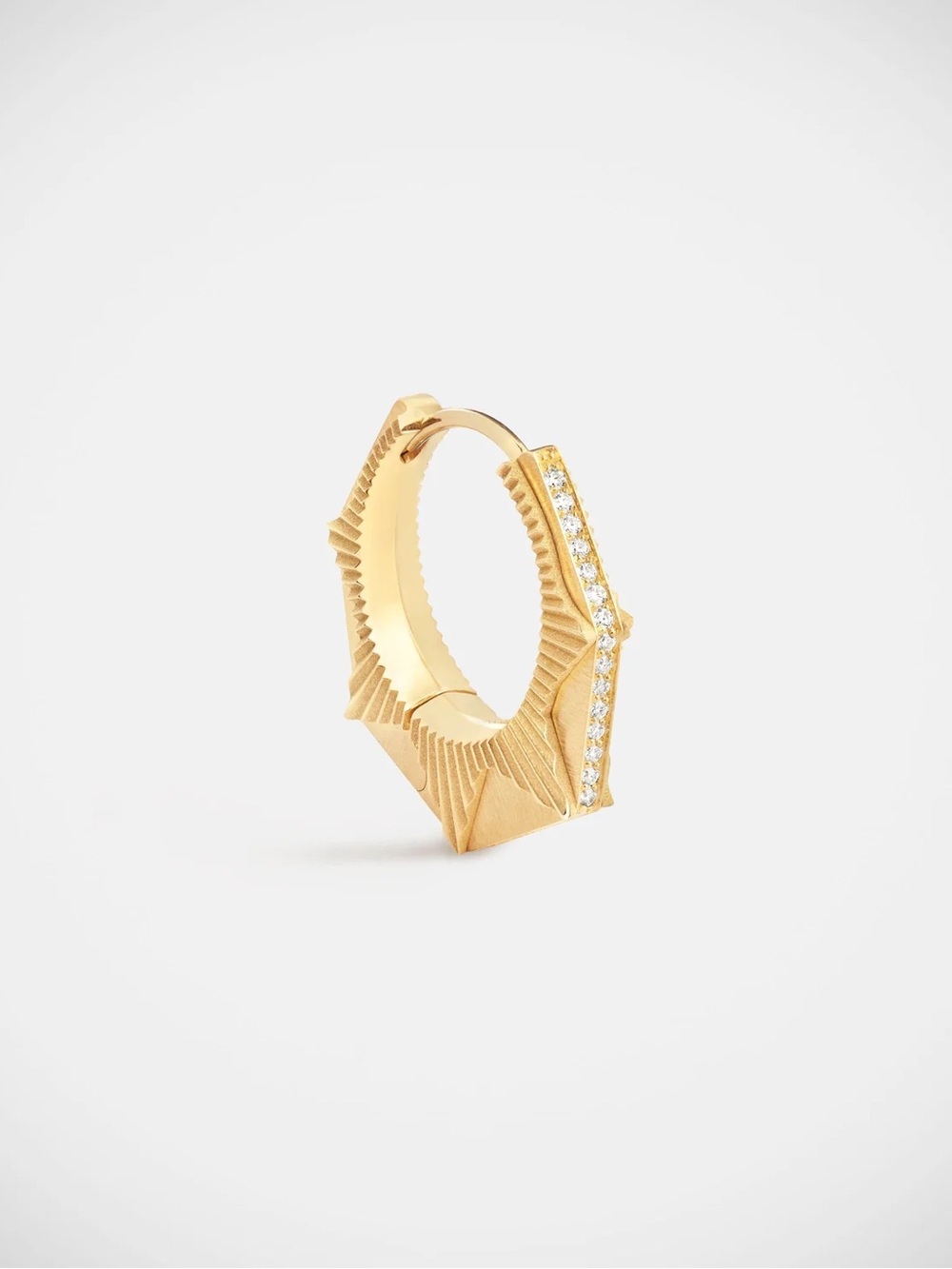 Marie Litchenbeeg. NYC DIAMOND YELLOW EARRING MEDIUM